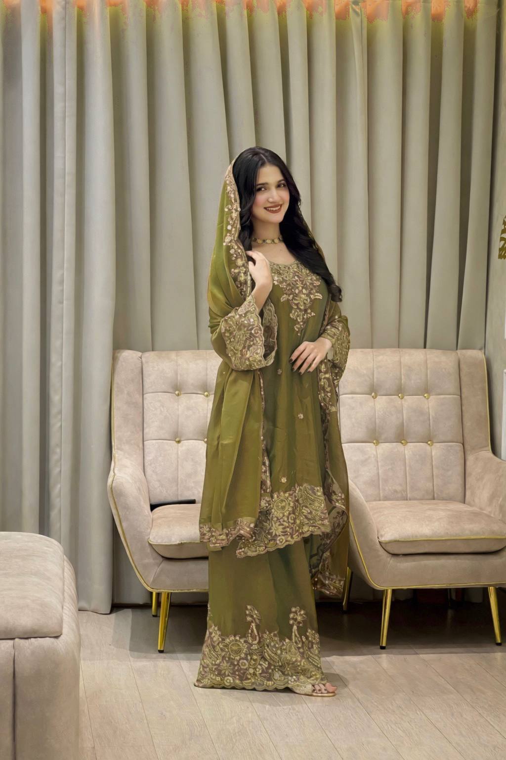 ❤️💐*ENHANCE THE BEAUTY OF YOUR WARDROBE WITH THIS NEWLY LAUNCHED KURTI & PLAZZO SET*💐❤️