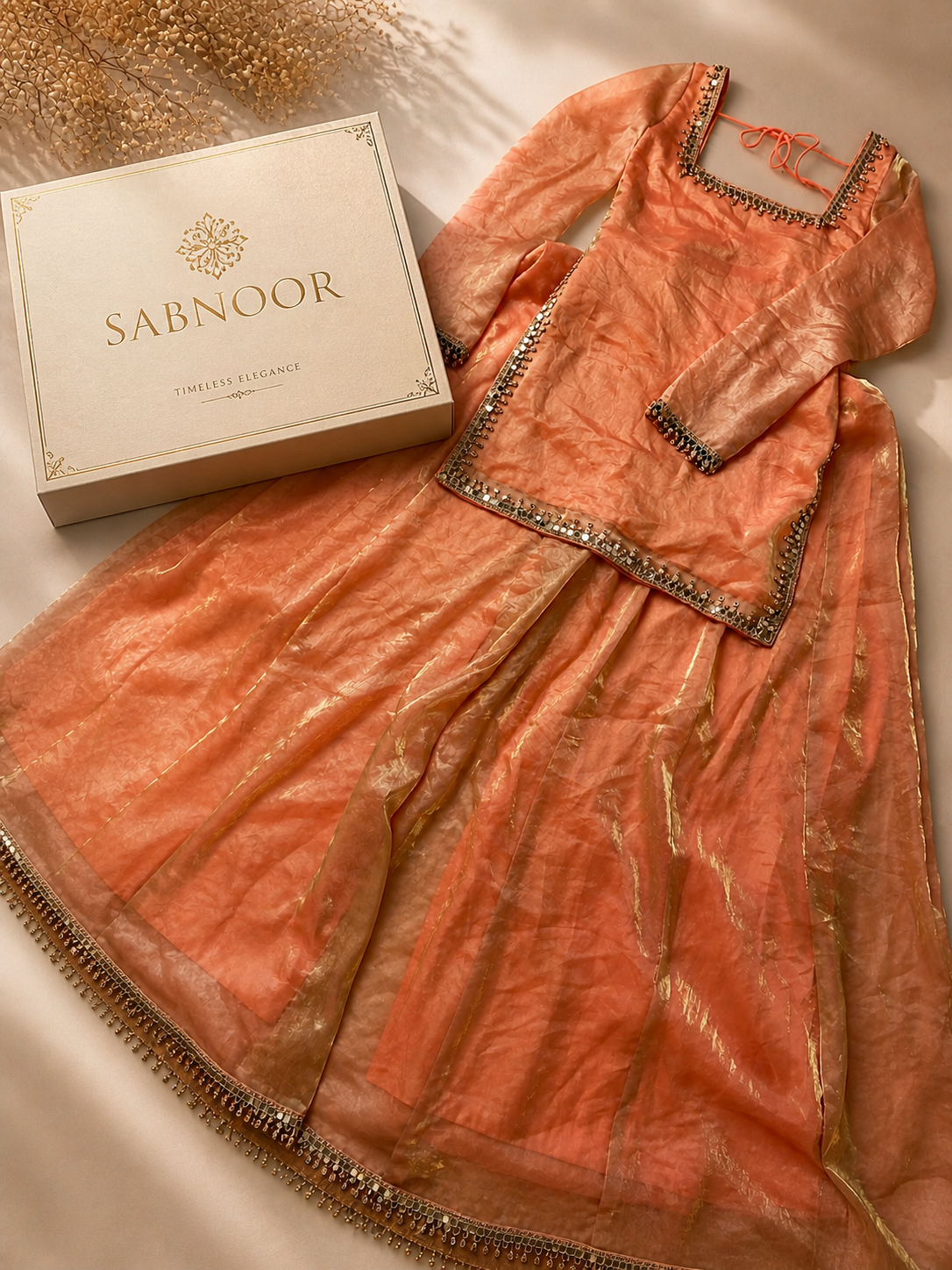 Mauve Light Sharara